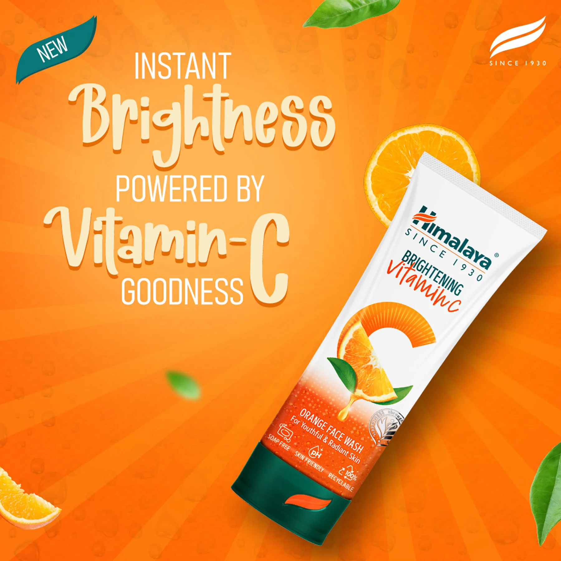 Himalaya Brightening Vitamin C Face Wash - 100ml
