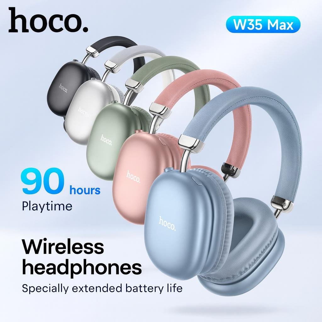 Hoco W35 Max-Bluetooth V5.3 Headphone.
